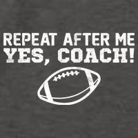 Repeat After Me Yes, Coach! Sports Vector Backpack