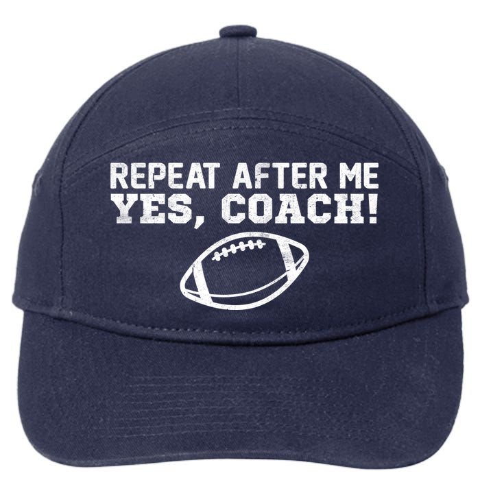 Repeat After Me Yes, Coach! Sports 7-Panel Snapback Hat