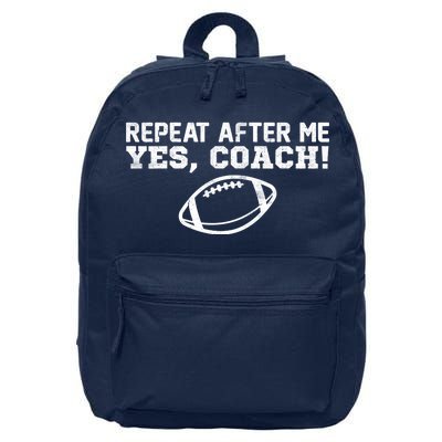 Repeat After Me Yes, Coach! Sports 16 in Basic Backpack