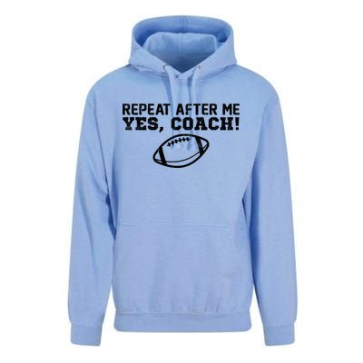 Repeat After Me Yes, Coach! Sports Unisex Surf Hoodie