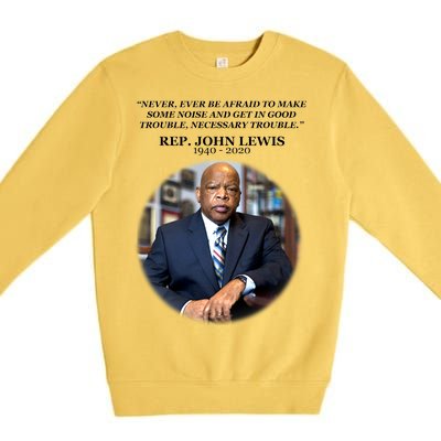 Representative John Lewis Tribute 1940-2020 Premium Crewneck Sweatshirt