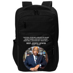 Representative John Lewis Tribute 1940-2020 Impact Tech Backpack