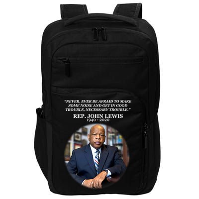 Representative John Lewis Tribute 1940-2020 Impact Tech Backpack