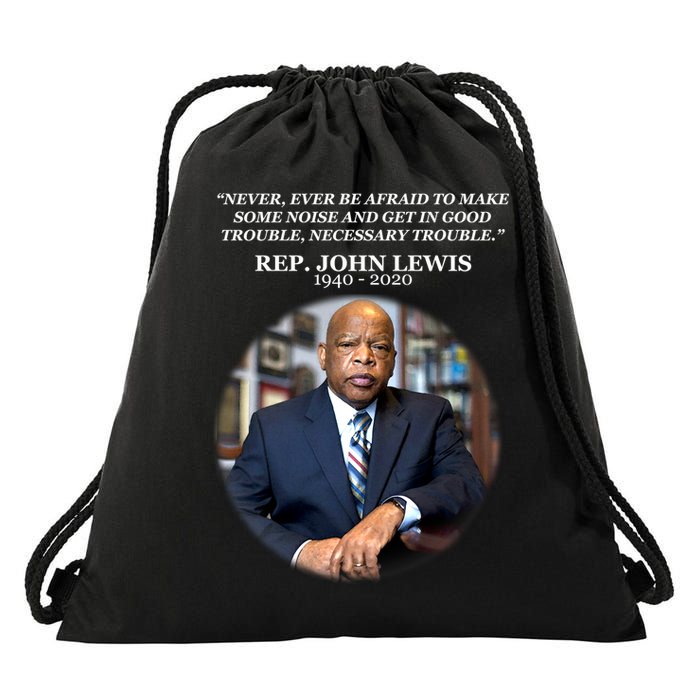 Representative John Lewis Tribute 1940-2020 Drawstring Bag