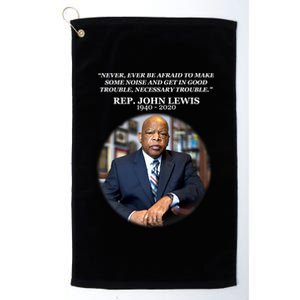 Representative John Lewis Tribute 1940-2020 Platinum Collection Golf Towel