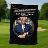 Representative John Lewis Tribute 1940-2020 Golf Towel