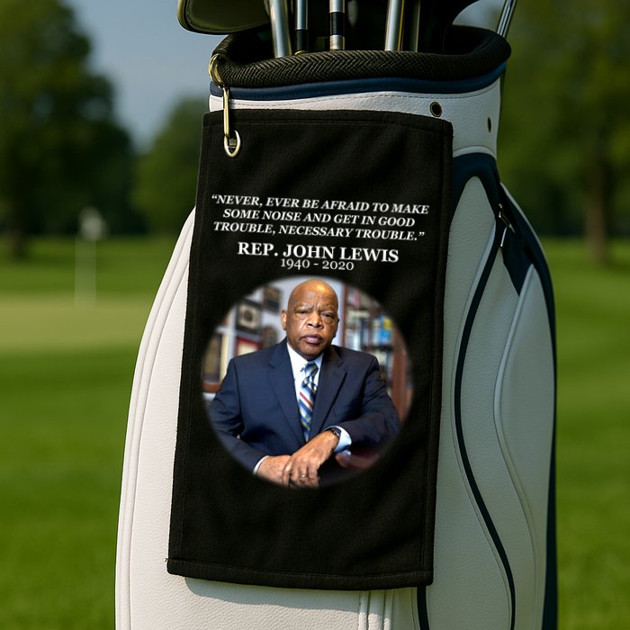 Representative John Lewis Tribute 1940-2020 Golf Towel