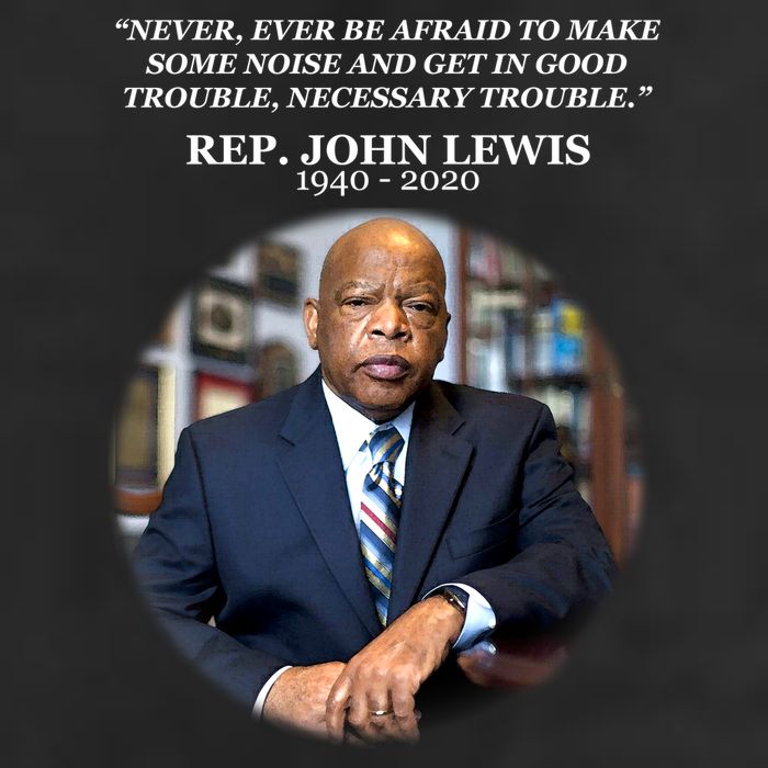 Representative John Lewis Tribute 1940-2020 Golf Towel