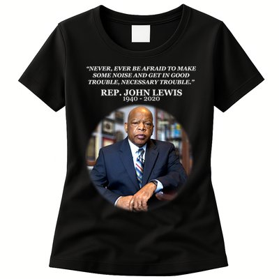Representative John Lewis Tribute 1940-2020 Womens T-Shirt