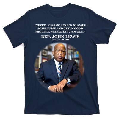 Representative John Lewis Tribute 1940-2020 T-Shirt