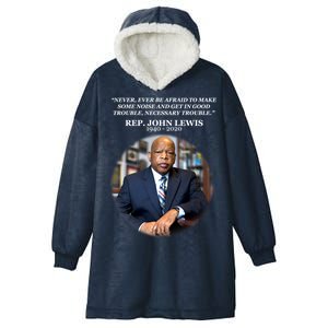 Representative John Lewis Tribute 1940-2020 Hooded Wearable Blanket