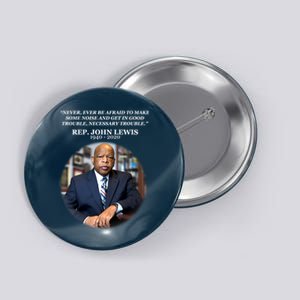 Representative John Lewis Tribute 1940-2020 Button