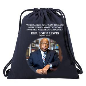 Representative John Lewis Tribute 1940-2020 Drawstring Bag