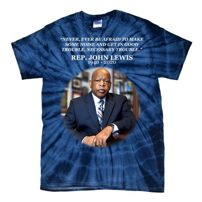 Representative John Lewis Tribute 1940-2020 Tie-Dye T-Shirt