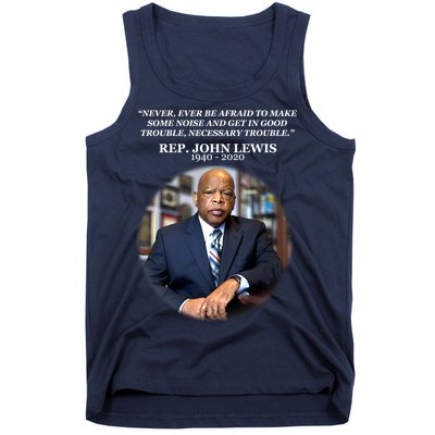 Representative John Lewis Tribute 1940-2020 Tank Top