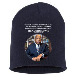 Representative John Lewis Tribute 1940-2020 Short Acrylic Beanie