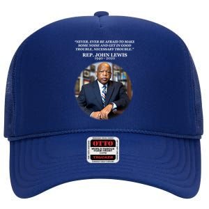 Representative John Lewis Tribute 1940-2020 High Crown Mesh Back Trucker Hat