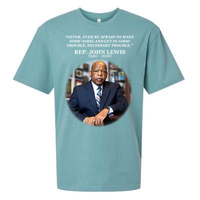 Representative John Lewis Tribute 1940-2020 Sueded Cloud Jersey T-Shirt