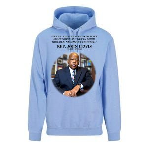 Representative John Lewis Tribute 1940-2020 Unisex Surf Hoodie