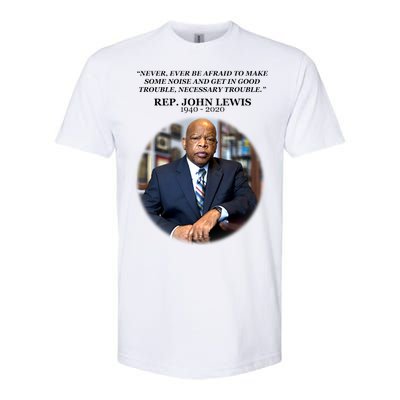 Representative John Lewis Tribute 1940-2020 Softstyle CVC T-Shirt