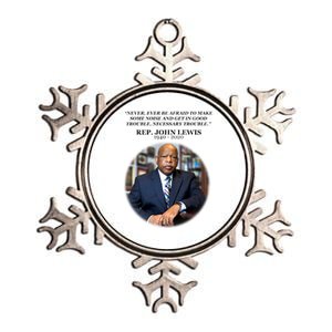 Representative John Lewis Tribute 1940-2020 Metallic Star Ornament