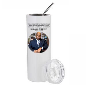 Representative John Lewis Tribute 1940-2020 Stainless Steel Tumbler