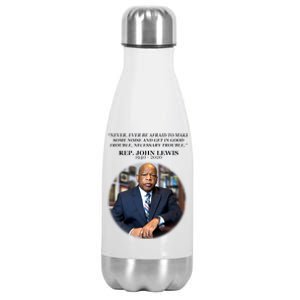 Representative John Lewis Tribute 1940-2020 Stainless Steel Insulated Water Bottle