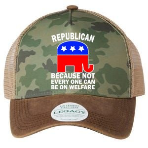 Republican Because Not Every One Can Be On Welfare Legacy Tie Dye Trucker Hat