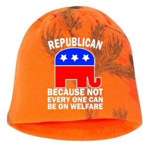 Republican Because Not Every One Can Be On Welfare Kati - Camo Knit Beanie