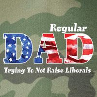 Republican Dad Just A Regular Dad Trying To Not Raise Liberals Legacy Tie Dye Trucker Hat