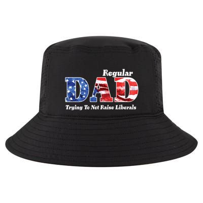 Republican Dad Just A Regular Dad Trying To Not Raise Liberals Cool Comfort Performance Bucket Hat