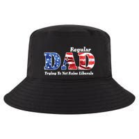 Republican Dad Just A Regular Dad Trying To Not Raise Liberals Cool Comfort Performance Bucket Hat
