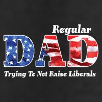Republican Dad Just A Regular Dad Trying To Not Raise Liberals Garment-Dyed Fleece Hoodie