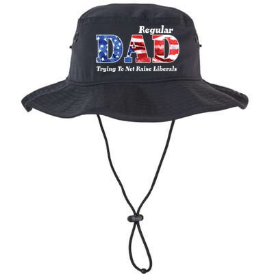 Republican Dad Just A Regular Dad Trying To Not Raise Liberals Legacy Cool Fit Booney Bucket Hat