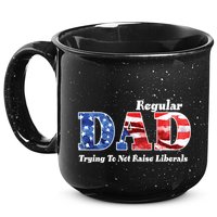 Republican Dad Just A Regular Dad Trying To Not Raise Liberals 15oz Campfire Ceramic Mug