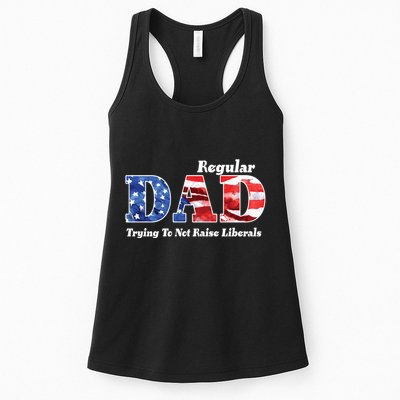 Republican Dad Just A Regular Dad Trying To Not Raise Liberals Womens Tank Top