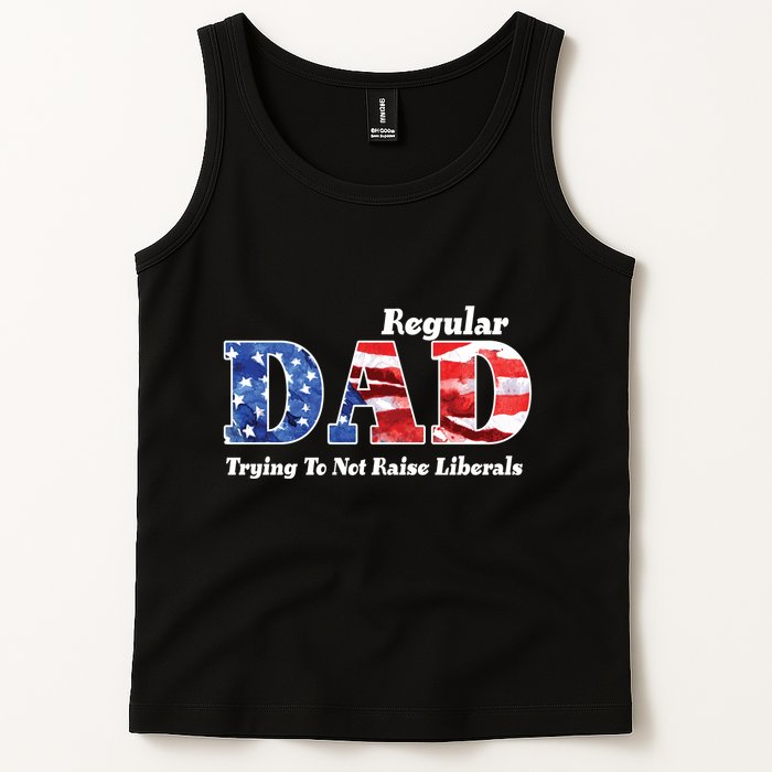 Republican Dad Just A Regular Dad Trying To Not Raise Liberals Tank Top