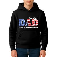 Republican Dad Just A Regular Dad Trying To Not Raise Liberals Kids Hoodie