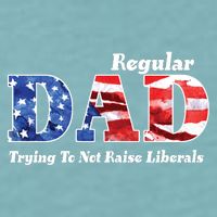 Republican Dad Just A Regular Dad Trying To Not Raise Liberals Sueded Cloud Jersey T-Shirt
