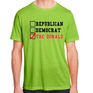 Republican Democrat Donald Trump Adult ChromaSoft Performance T-Shirt