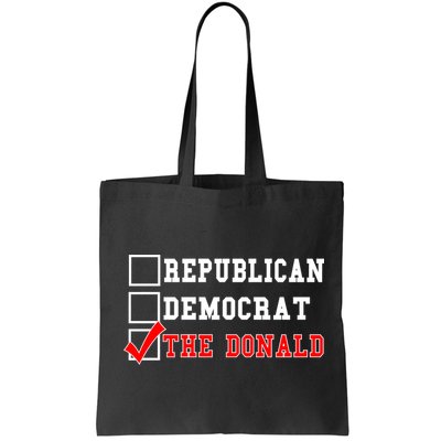 Republican Democrat Donald Trump Bag