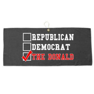 Republican Democrat Donald Trump Large Microfiber Waffle Golf Towel