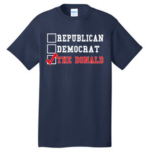 Republican Democrat Donald Trump Tall T-Shirt