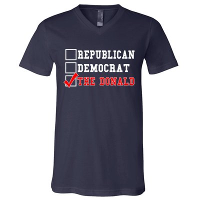 Republican Democrat Donald Trump V-Neck T-Shirt