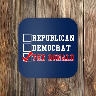 Republican Democrat Donald Trump Coaster