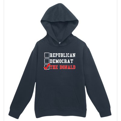 Republican Democrat Donald Trump Urban Pullover Hoodie