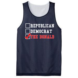 Republican Democrat Donald Trump Mesh Reversible Basketball Jersey Tank