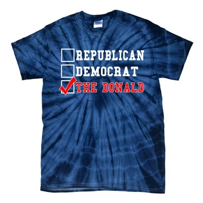 Republican Democrat Donald Trump Tie-Dye T-Shirt