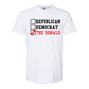 Republican Democrat Donald Trump Softstyle CVC T-Shirt