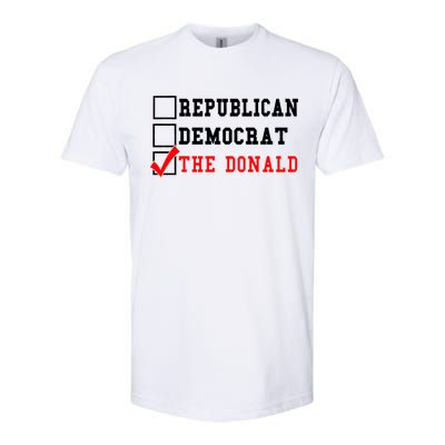 Republican Democrat Donald Trump Softstyle® CVC T-Shirt